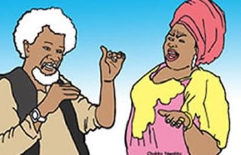 First Lady Patience Jonathan and Nobel Laurette Wole Soyinka to debate