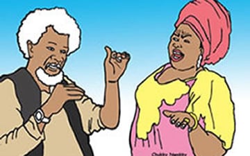 First Lady Patience Jonathan and Nobel Laurette Wole Soyinka to debate 1 First Lady Patience Jonathan and Nobel Laurette Wole Soyinka to debate