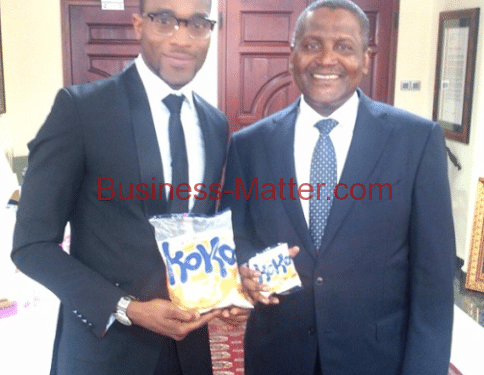 Dbanj Poses with his "Koko Garri" with Aliko Dangote 1 Dbanj Poses with his “Koko Garri” with Aliko Dangote