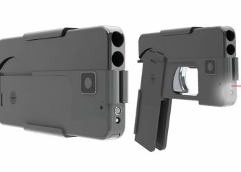 This guy is developing a gun that looks like a smartphone